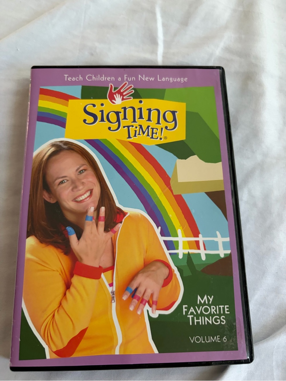 Signing Time! My Favorite Things DVD — Purple & Yellow Cover
